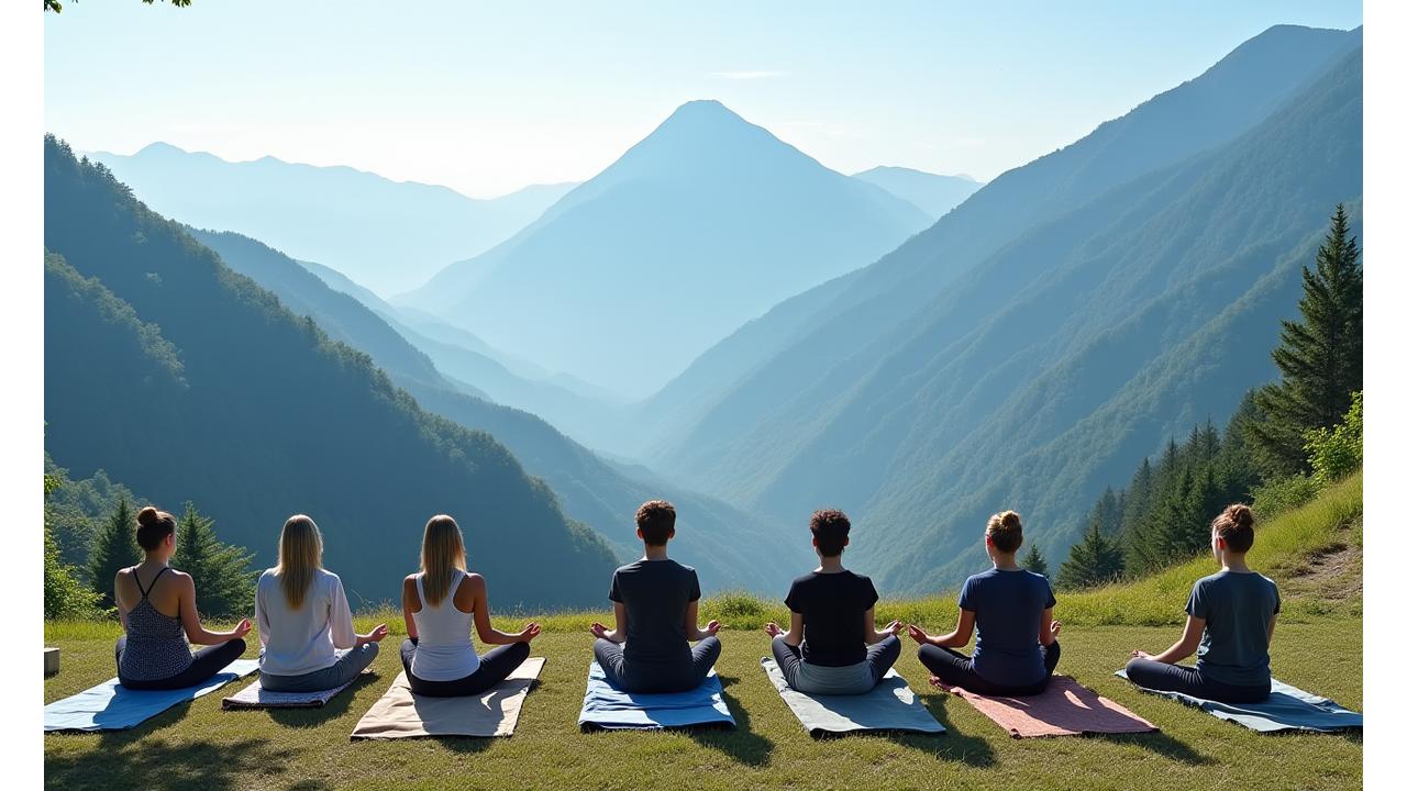 日本の山々でのヨガリトリート